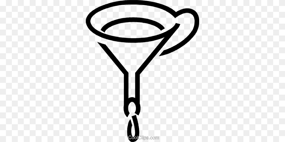 Funnel Royalty Vector Clip Art Illustration, Bow, Weapon, Alcohol, Beverage Png Image