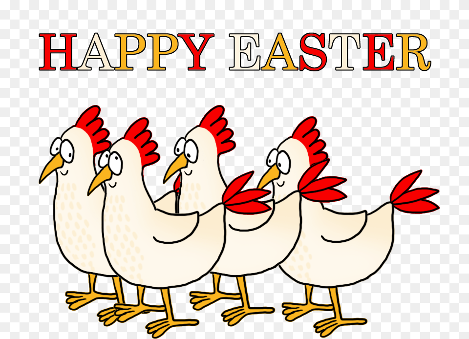 Funny And Cute Easter Clip Art, Animal, Bird, Fowl, Poultry Free Png Download