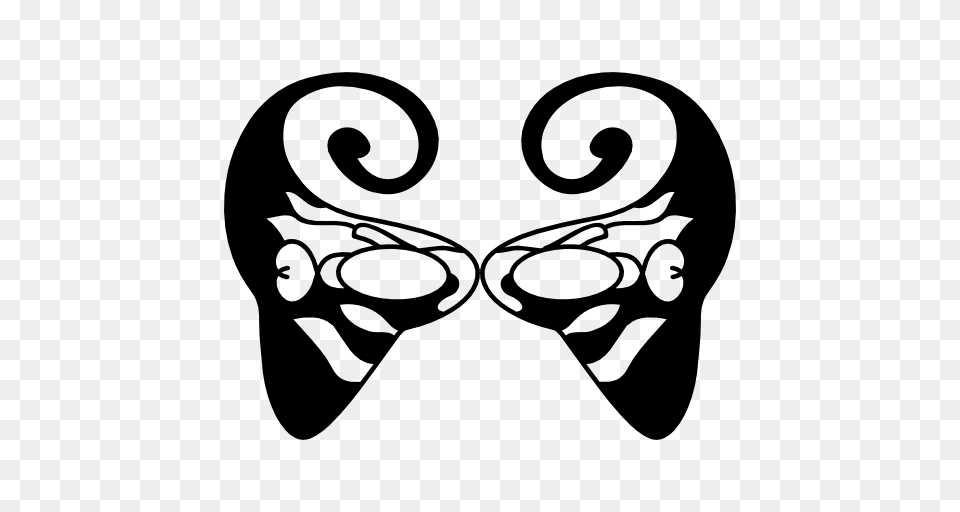 Funny And Elegant Carnival Mask For Women, Stencil, Accessories, Sunglasses Png