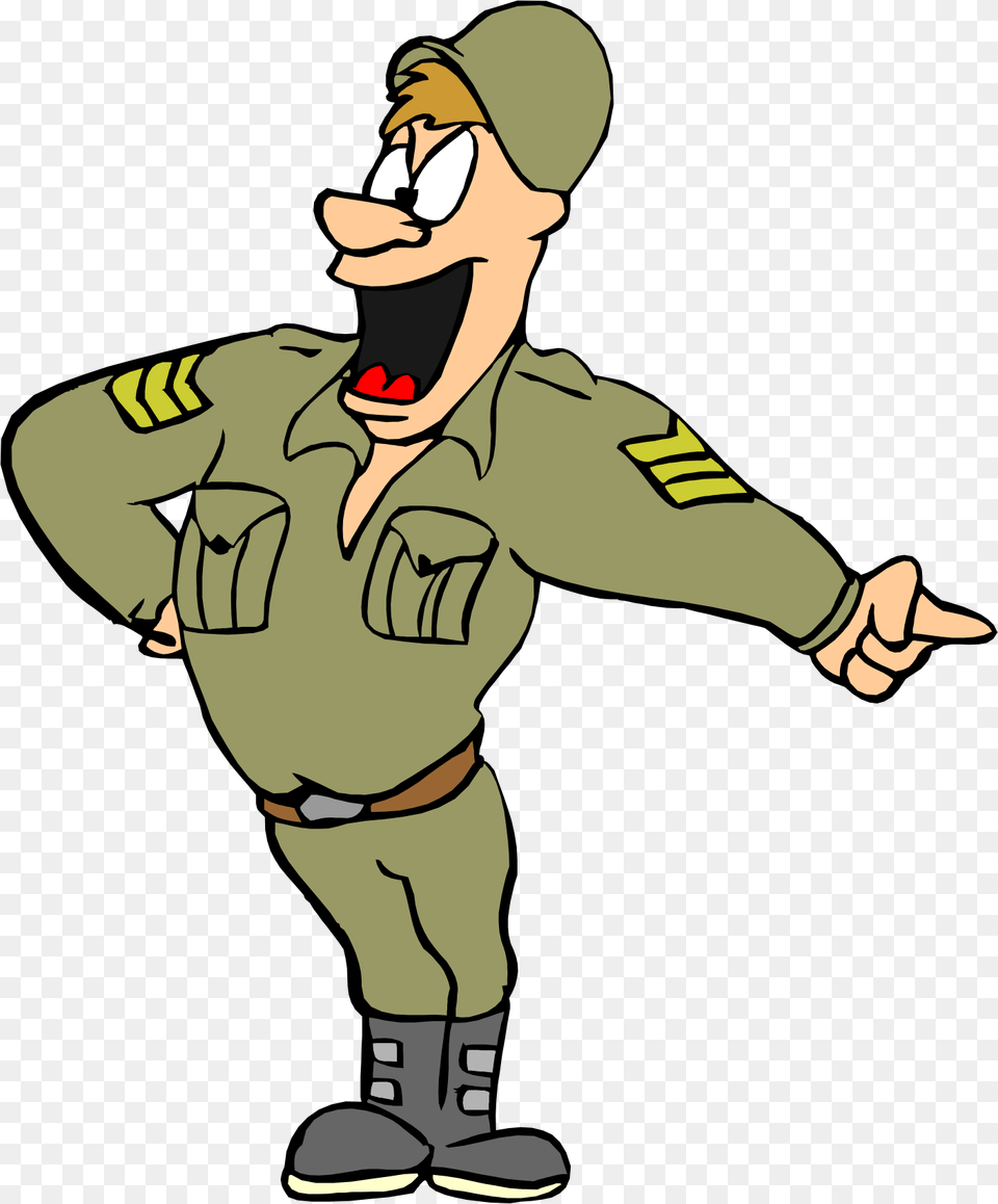 Funny Army Clipart Army Clipart, Person, Cartoon, Face, Head Png Image
