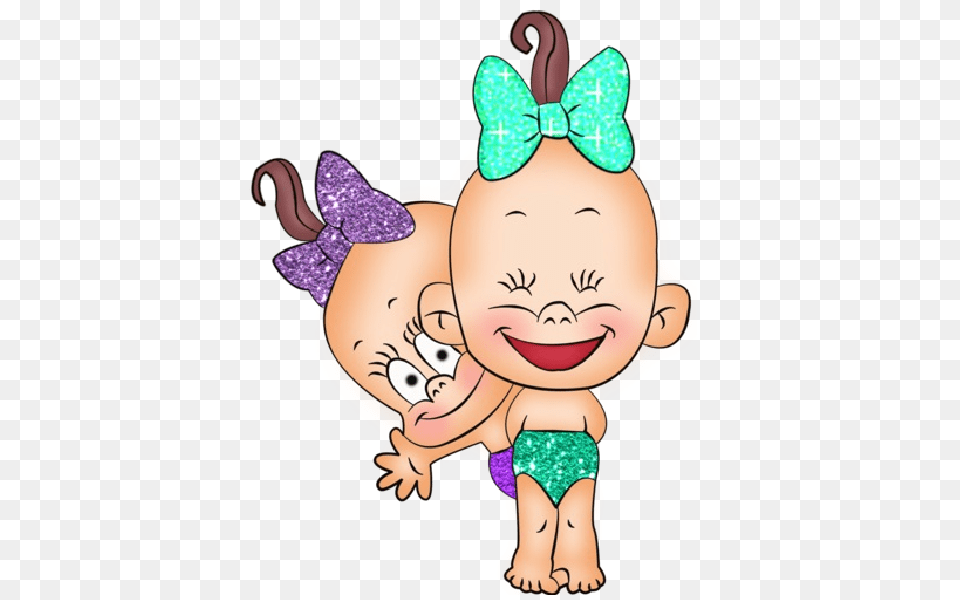 Funny Baby Girl And Boy Cartoon Clip Art Images Are, Face, Head, Person, Toy Png