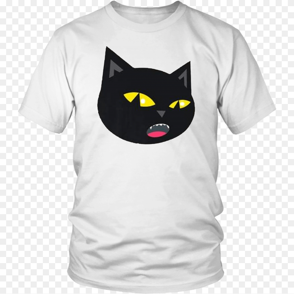 Funny Black Cat Meowing Funny Halloween Shirt It39s Above Me Now Shirt, Clothing, T-shirt, Animal, Mammal Free Png Download