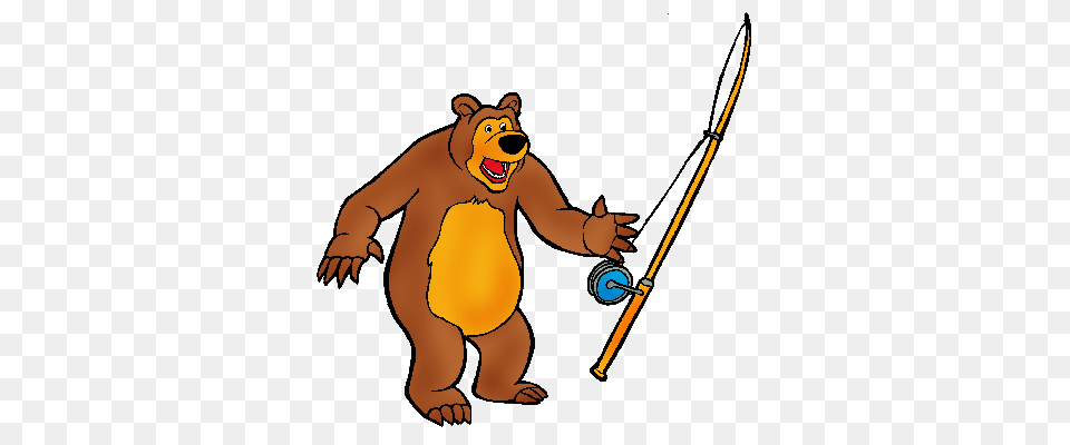 Funny Brown Bear, Fishing, Leisure Activities, Outdoors, Water Free Transparent Png