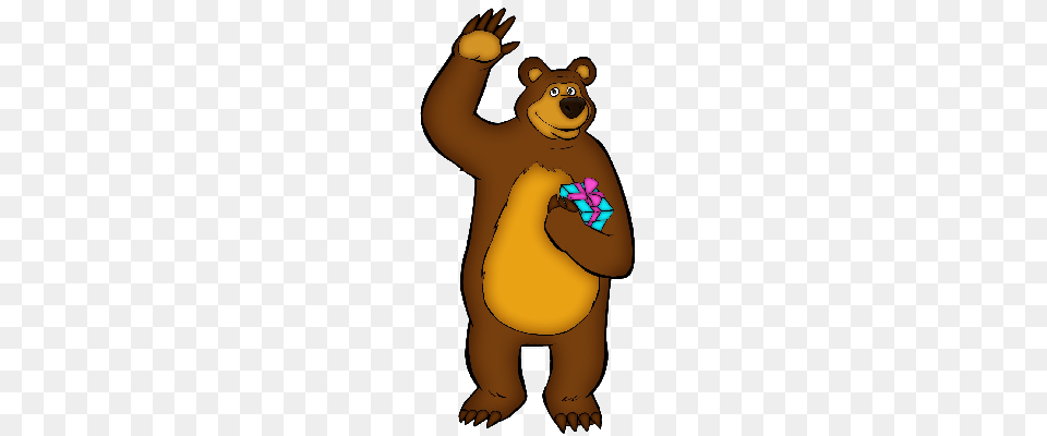 Funny Brown Bear, Animal, Mammal, Wildlife, Brown Bear Free Png Download