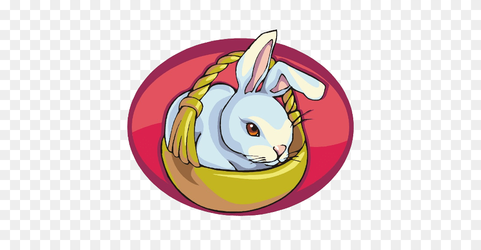 Funny Bunny Rabbit Easter Eggs With Cartoon Animals Clip Art, Animal, Mammal Free Png