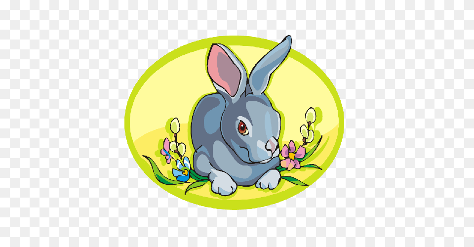 Funny Bunny Rabbit Easter Eggs With Cartoon Animals Clip Art, Animal, Mammal Png