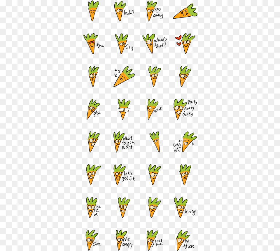 Funny Carrot Face, Leaf, Plant, Animal, Bird Png