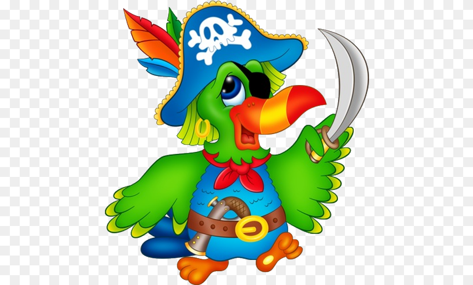 Funny Cartoon Bird Clip Art Images Cartoon Pirate Parrot, Baby, Person Free Transparent Png