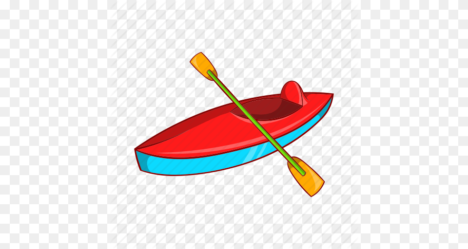 Funny Cartoon Clip Art Kayak, Oars, Boat, Transportation, Vehicle Free Png