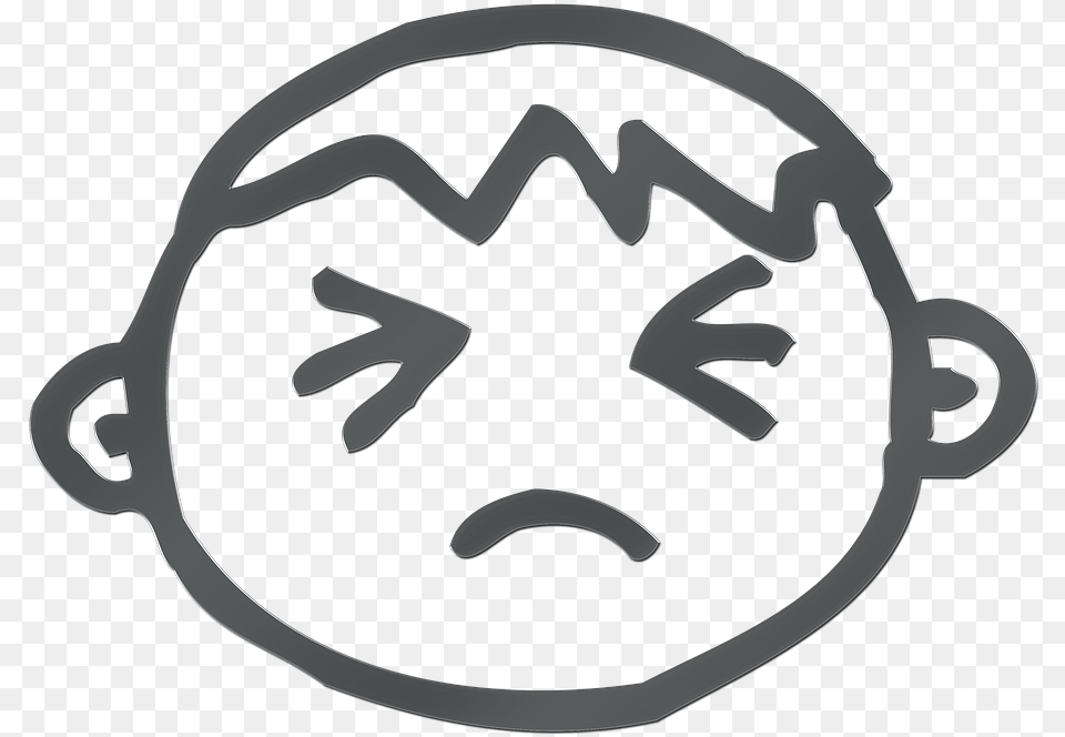 Funny Cartoon Faces, Stencil Free Png