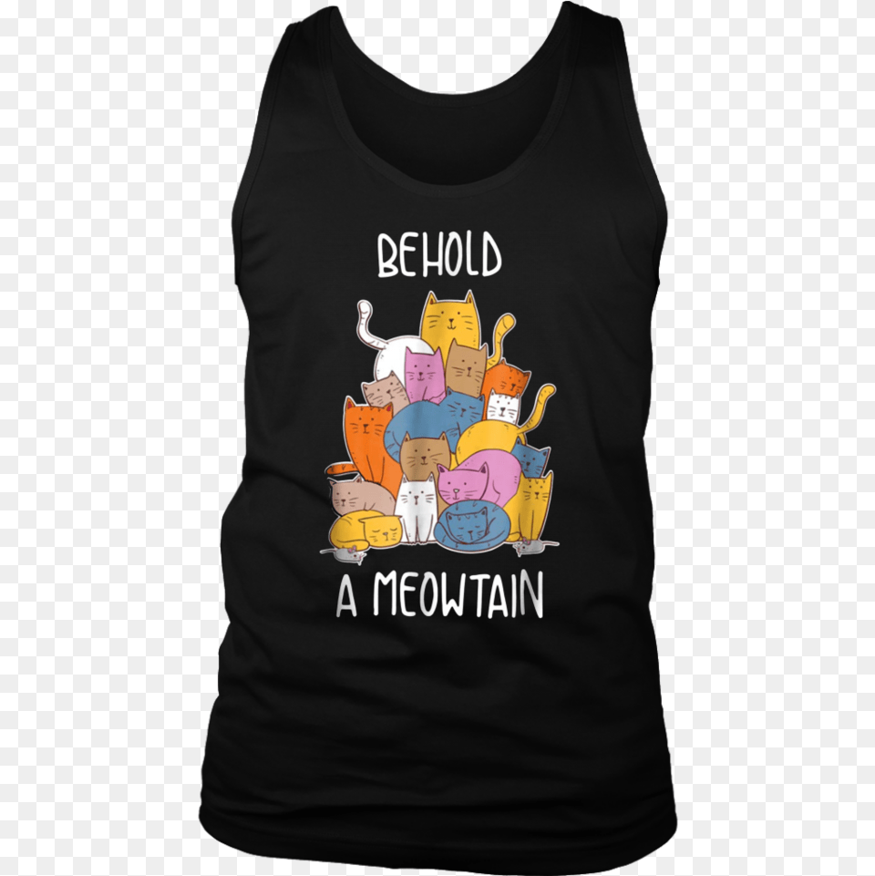 Funny Cat Behold A Meowtain T Shirt Pink Beautiful Trauma Tour Merchandise 2019, Clothing, T-shirt, Tank Top, Face Free Png