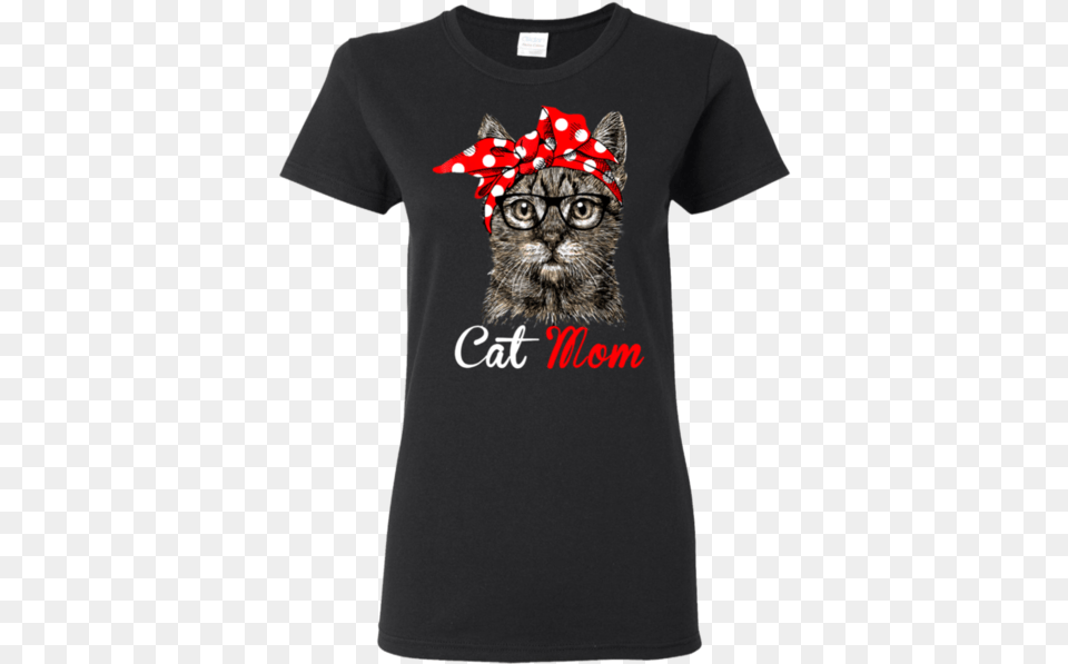 Funny Cat Mom T Shirt For Cat Lovers Mothers Day Gift Shirt, Clothing, T-shirt, Person, Animal Free Png Download