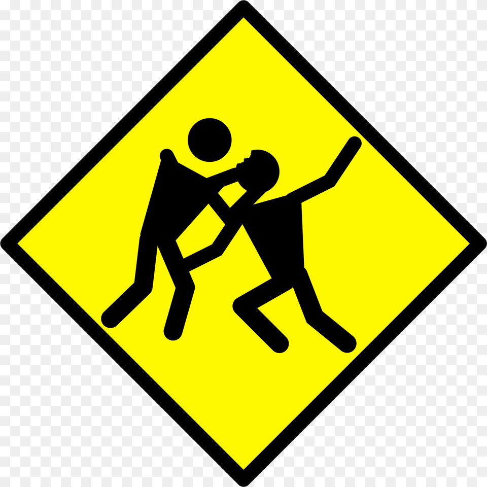 Funny Caution Signs Clipart Funny Caution Signs Funny Road Signs, Sign, Symbol, Road Sign, Person Free Transparent Png