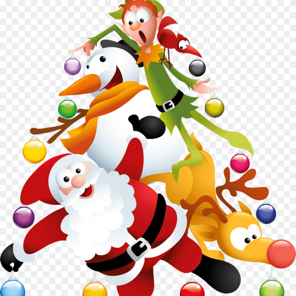 Funny Christmas Clipart Funny Christmas Funny Christmas Tree Clipart, Nature, Outdoors, Snow, Winter Free Png
