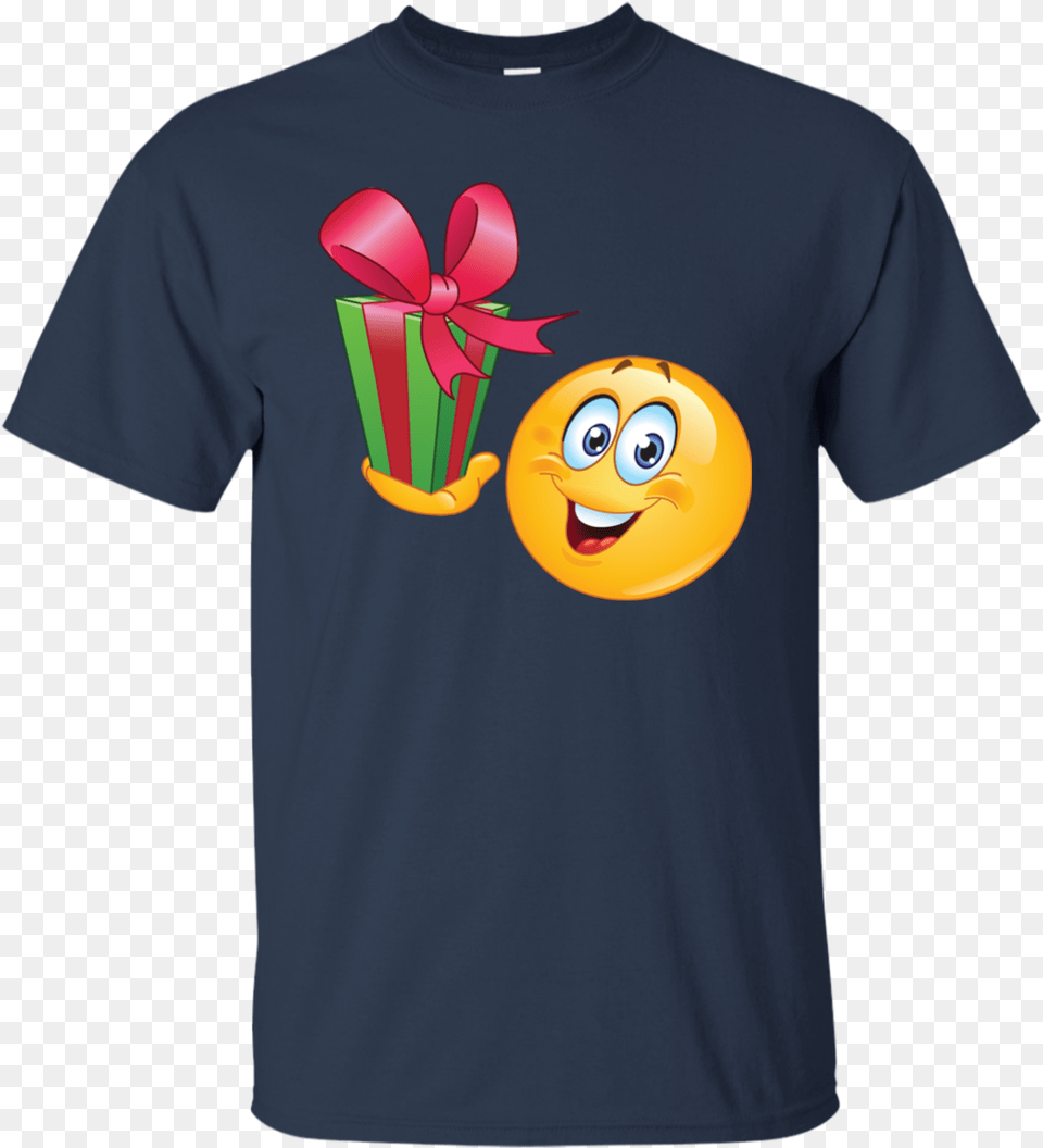 Funny Christmas Emoji T Shirt Is The Best Idea For Shirt, Clothing, T-shirt, Flower, Plant Png Image