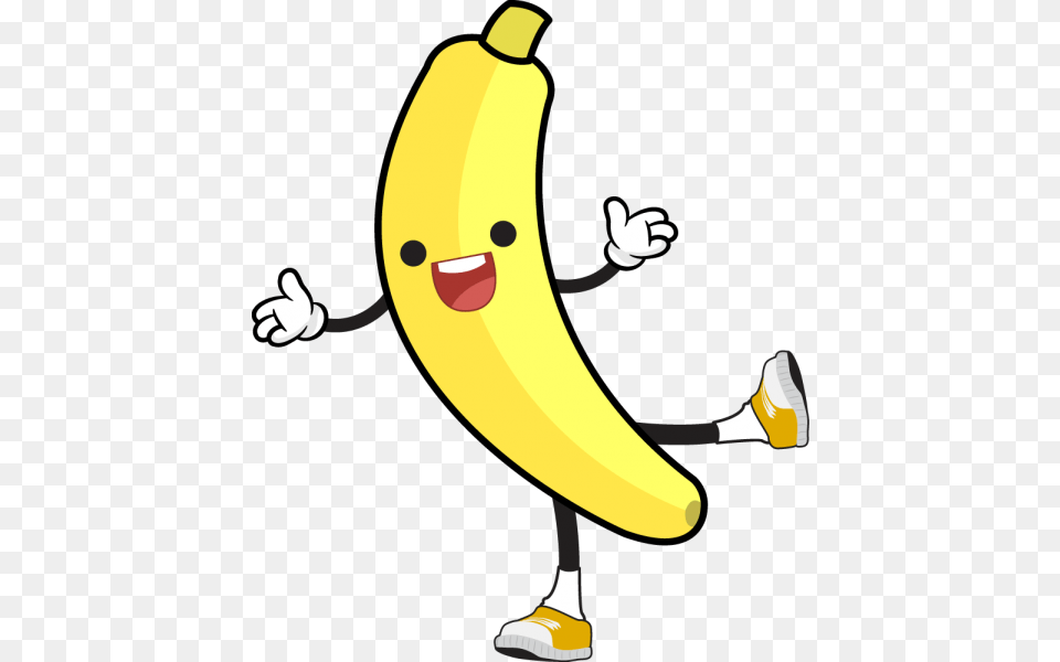 Funny Clip Art, Banana, Food, Fruit, Plant Png Image