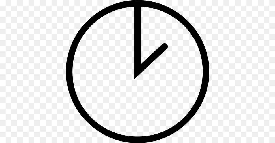 Funny Clock Face Clip Art, Gray Free Png