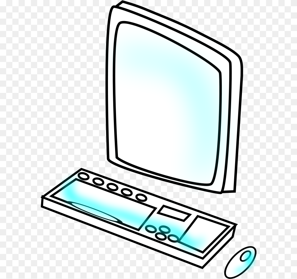 Funny Computer Svg Vector File Clip Art Animated Computer Background, Computer Hardware, Electronics, Hardware, Monitor Free Transparent Png