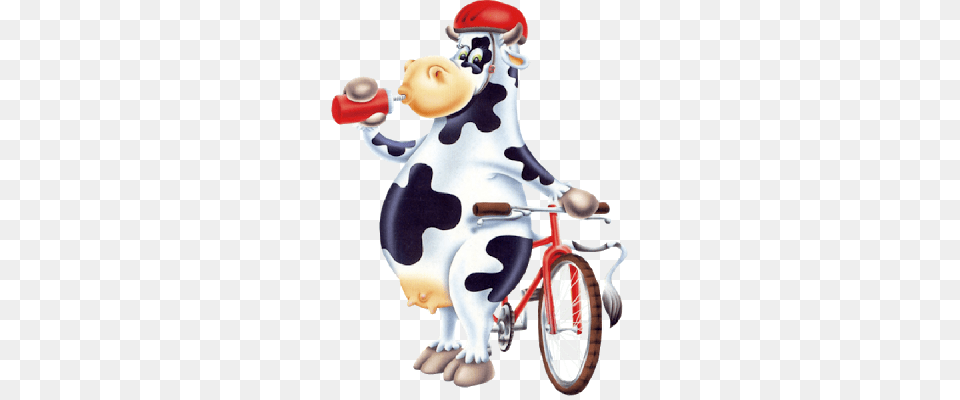 Funny Cow Clip Art Cute Cows Funny Cartoon Cows Clip Art, Wheel, Machine, Person, Mammal Free Transparent Png