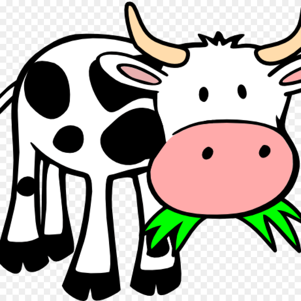 Funny Cow Clipart 19 Funny Cow Vector Transparent Huge Cartoon Clip Art Cow, Animal, Cattle, Dairy Cow, Livestock Free Png