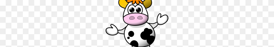 Funny Cow Clipart Pisca Pisca Nek Kuzu Cow Clip Art, Animal, Mammal, Livestock, Cattle Free Png Download