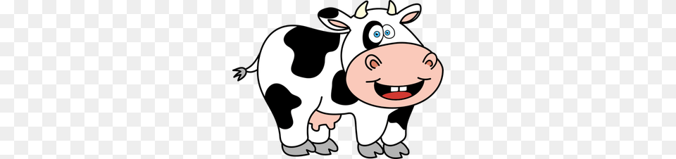Funny Cow Cow Clipart Cow, Animal, Cattle, Dairy Cow, Livestock Free Transparent Png
