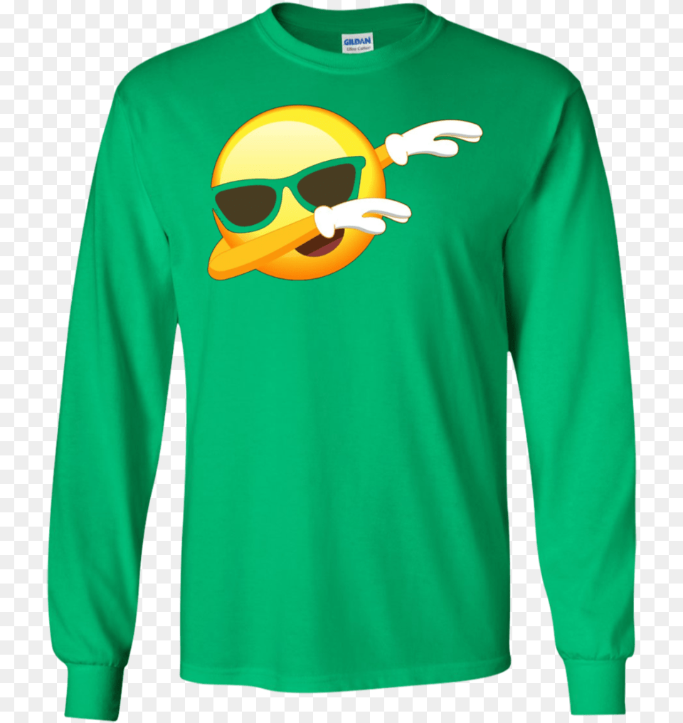 Funny Dabbing Emoji Cool Dab Apparel, Clothing, Long Sleeve, Sleeve, Accessories Free Png Download