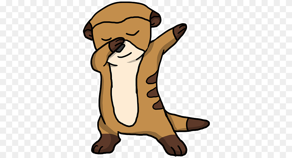 Funny Dabbing Meerkat Dab Suricate Animal Figure, Baby, Person, Face, Head Png