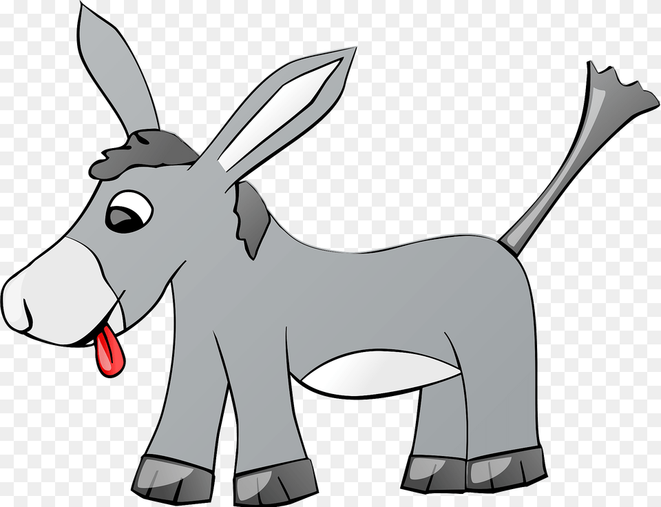 Funny Donkey Clipart, Animal, Mammal, Fish, Sea Life Png