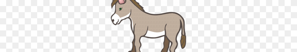 Funny Donkey Clipart, Animal, Mammal, Smoke Pipe Png Image