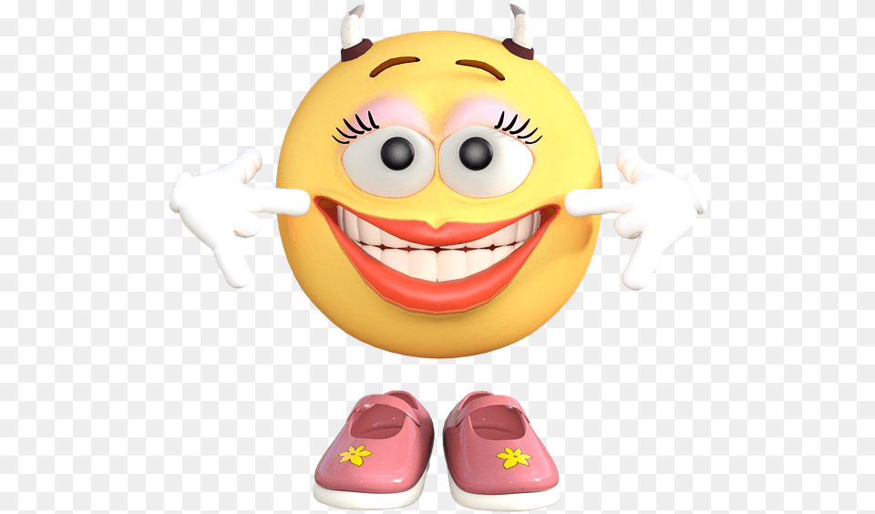 Funny Emoji Cartoon, Clothing, Footwear, Shoe, Baby Free Png