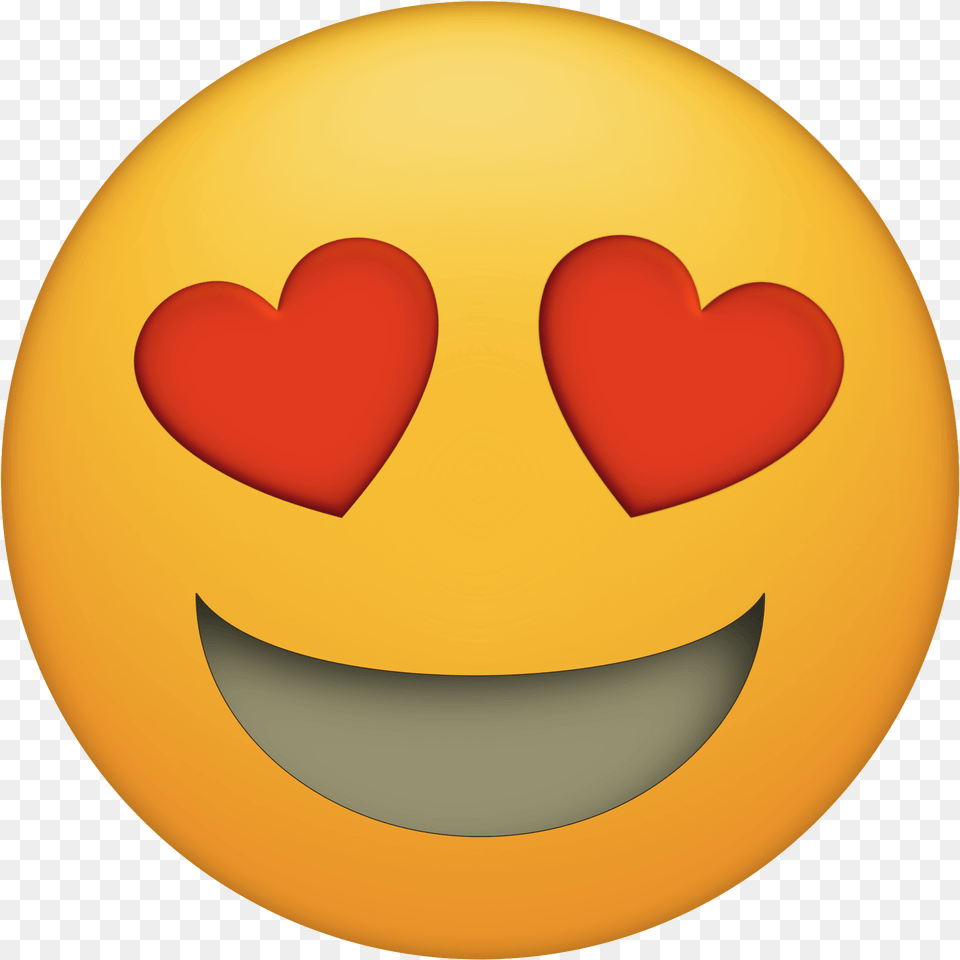 Funny Emoji Love Heart Eyes Emoji Free Png