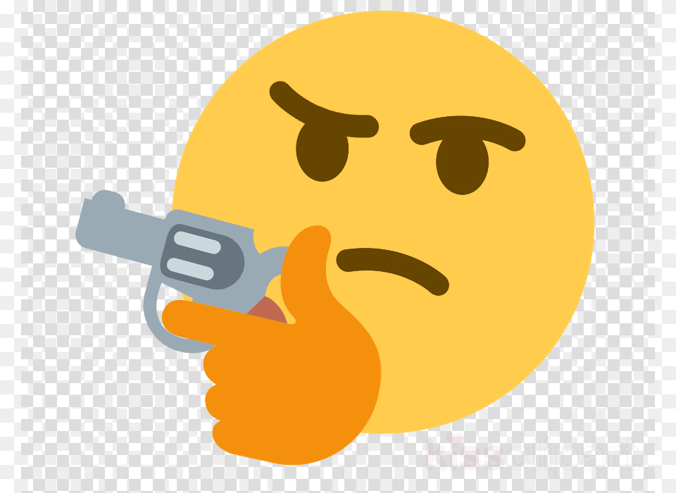 Funny Emojis For Discord, Firearm, Weapon, Gun, Handgun Png