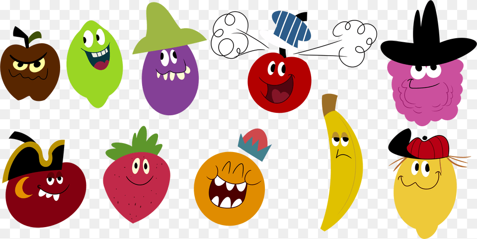 Funny Face By Mrnormaldraws Cartoon, Banana, Food, Fruit, Plant Free Png