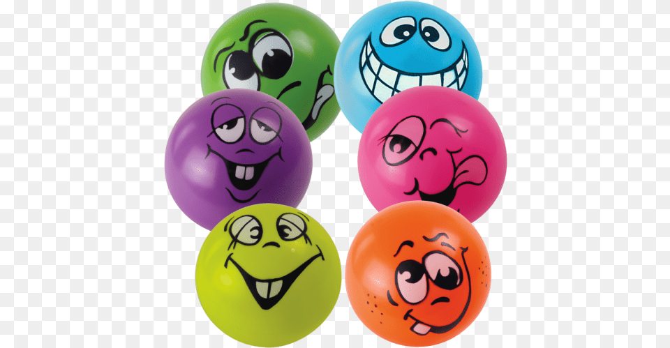 Funny Faces Ball Set 6 Balls Janssenfritsen Happy, Balloon Free Transparent Png