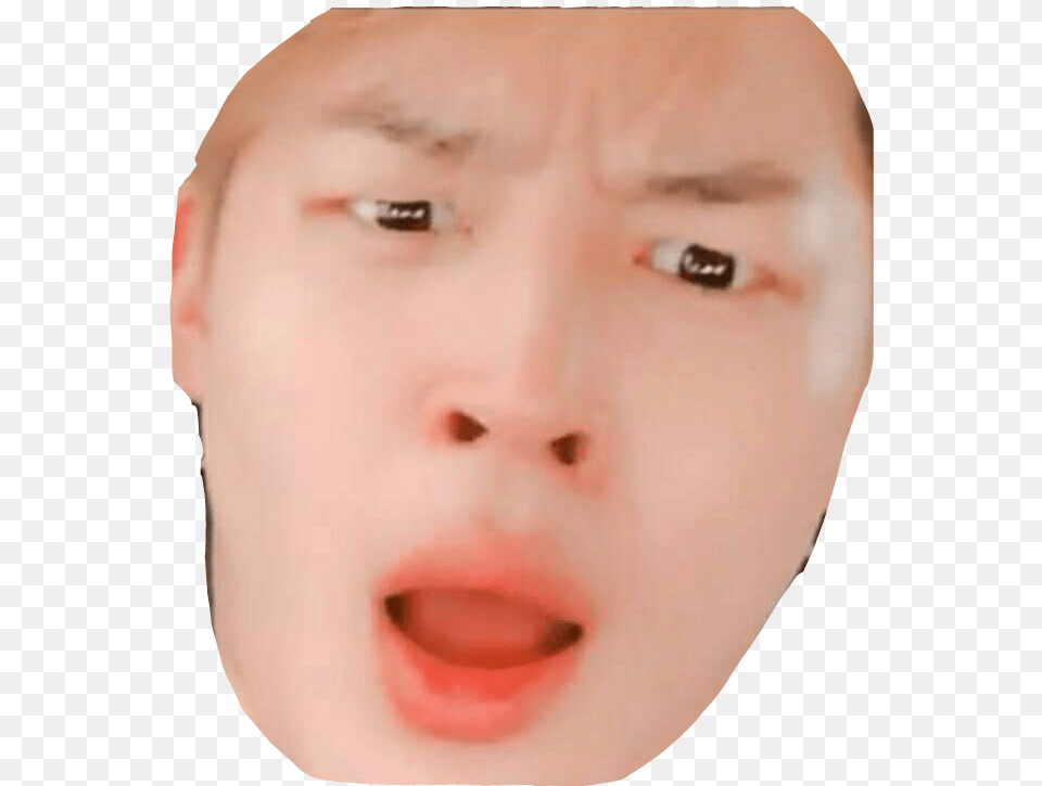 Funny Faces Bts Meme Face, Head, Person, Baby Png