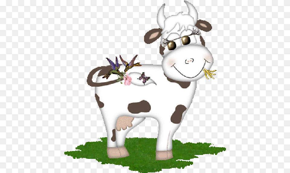 Funny Farmyard Cows Clip Art Images Are Background Cartoon Farm Animals, Animal, Cattle, Cow, Dairy Cow Png Image