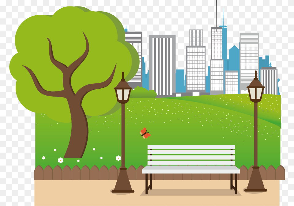 Funny Fishing Cartoons Free And Clipart Download, Bench, Furniture, Grass, Nature Png Image