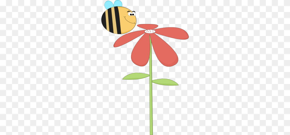 Funny Flowers Cliparts, Animal, Flower, Plant, Dragonfly Free Transparent Png