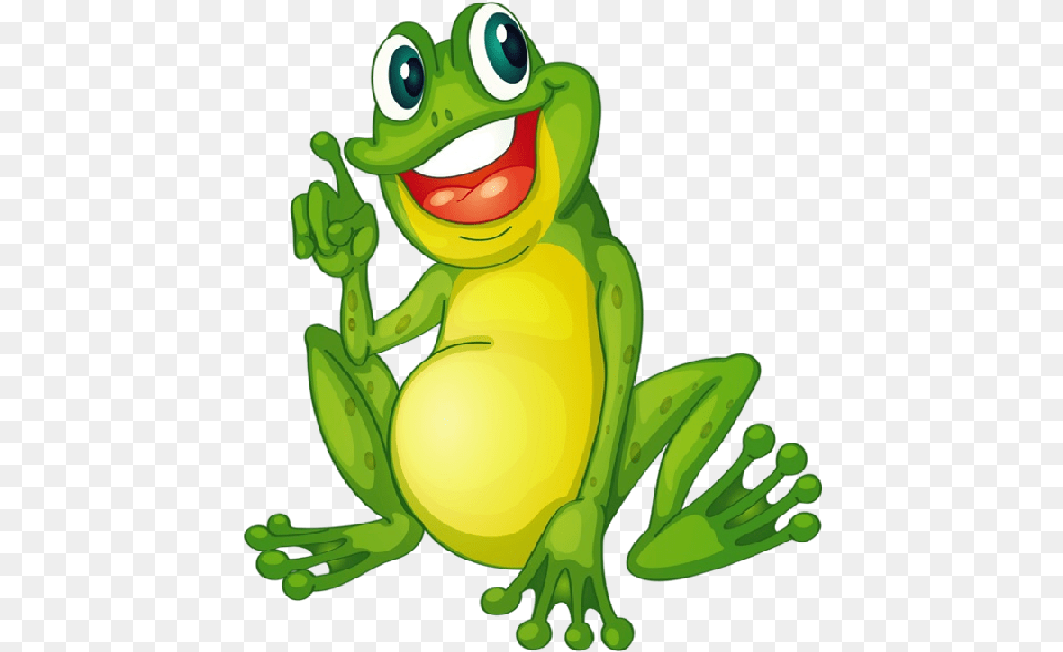 Funny Frog Cartoon Animal Clip Art Cartoon Transparent Frog, Amphibian, Wildlife, Tree Frog Png