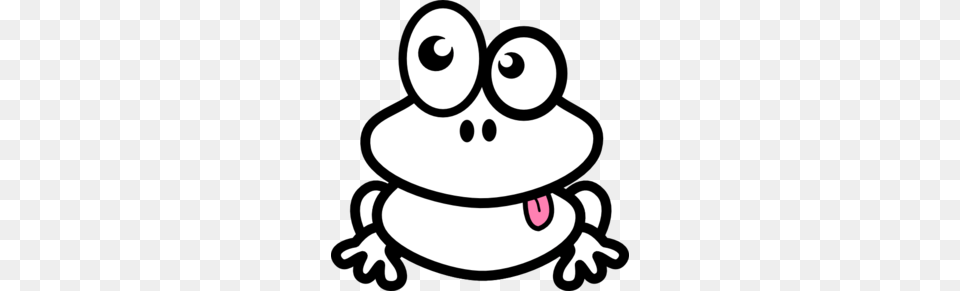 Funny Frog Clip Art, Amphibian, Animal, Wildlife, Stencil Free Transparent Png