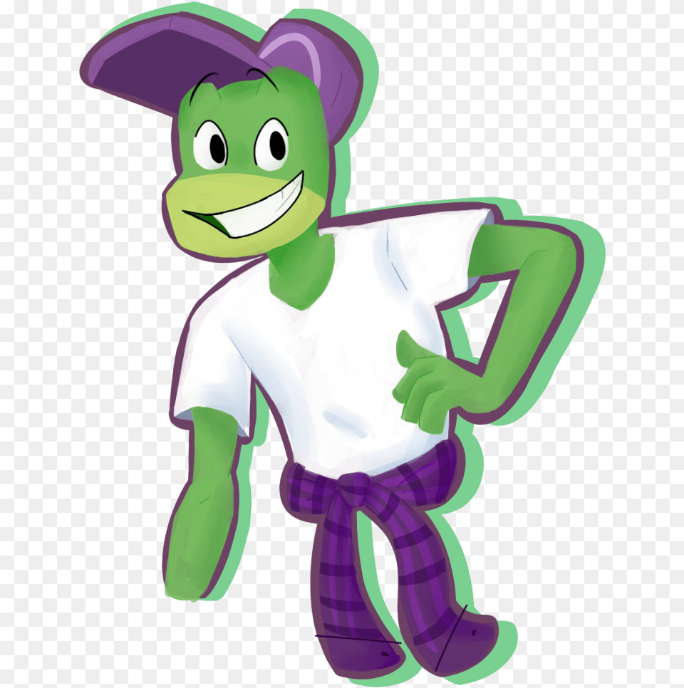 Funny Frog Man For Funny Secret Santa Art Thing Clipart Cartoon, Purple, Mascot, Baby, Person Free Png