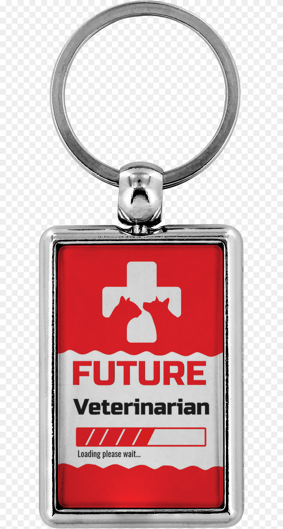 Funny Future Veterinarian Loading Please Wait Key Chain Keychain, Accessories, First Aid, Bottle, Cosmetics Free Png Download
