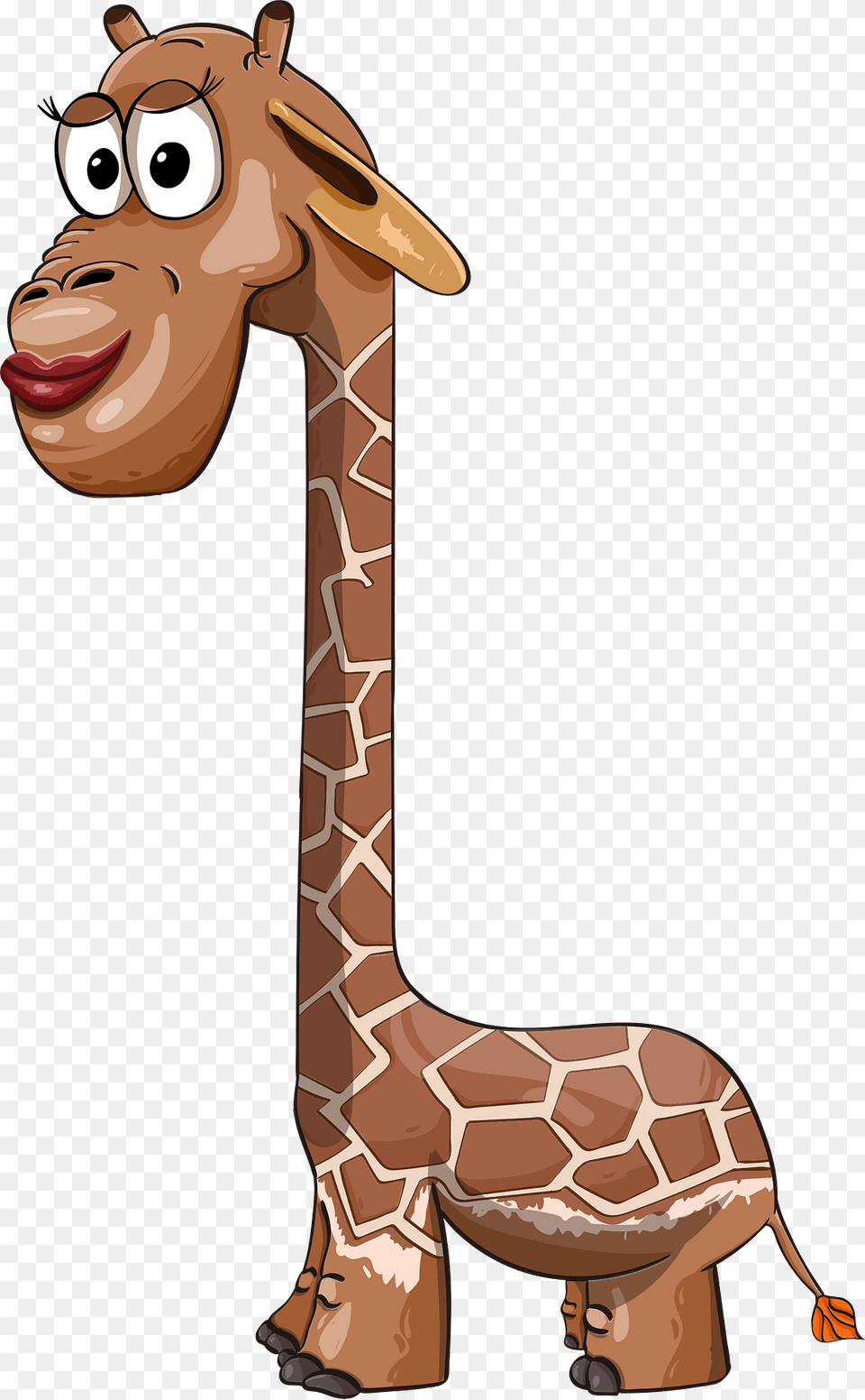 Funny Giraffe Clipart, Animal, Mammal, Wildlife Free Transparent Png