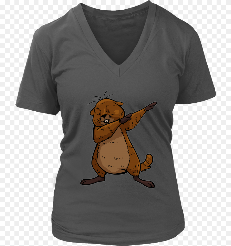 Funny Groundhog Day Shirt Funny Dabbing Dance Groundhog, Clothing, T-shirt, Baby, Person Png Image