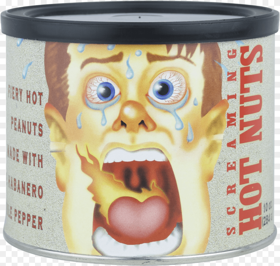 Funny Hot Sauce Label, Tin, Aluminium, Face, Head Free Transparent Png