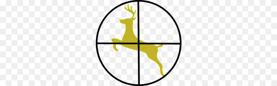 Funny Hunting Cliparts, Cross, Symbol, Animal, Antelope Png