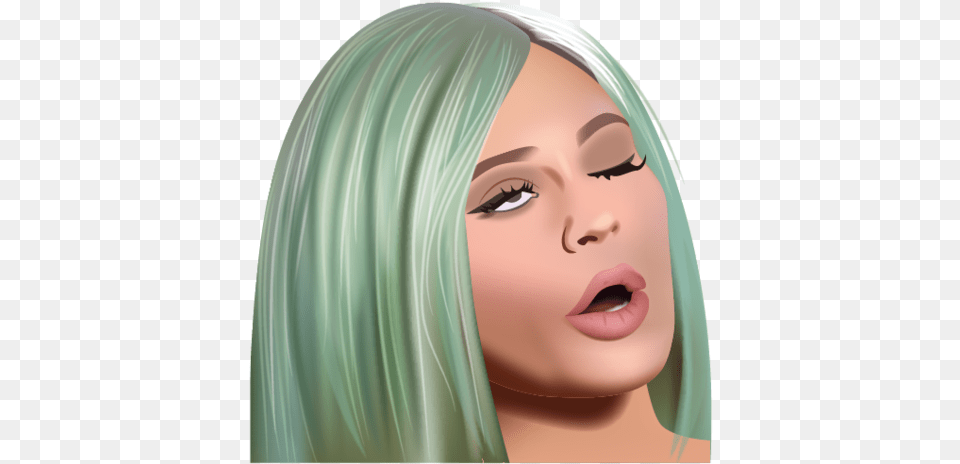 Funny Jenner And Kylie Jenner Kylie Jenner Emoji, Head, Person, Adult, Female Free Png