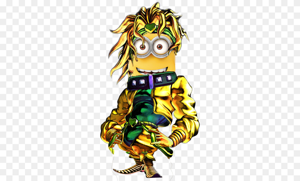 Funny Jojo Minions Xd Kono Dio Da Xdd You Expected Banana Lol, Book, Comics, Publication, Clothing Free Png Download