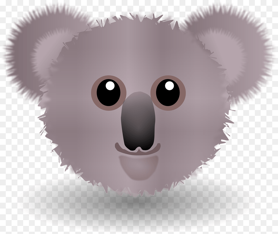 Funny Koala Face Cartoon Clipart, Animal, Wildlife, Mammal Free Png Download